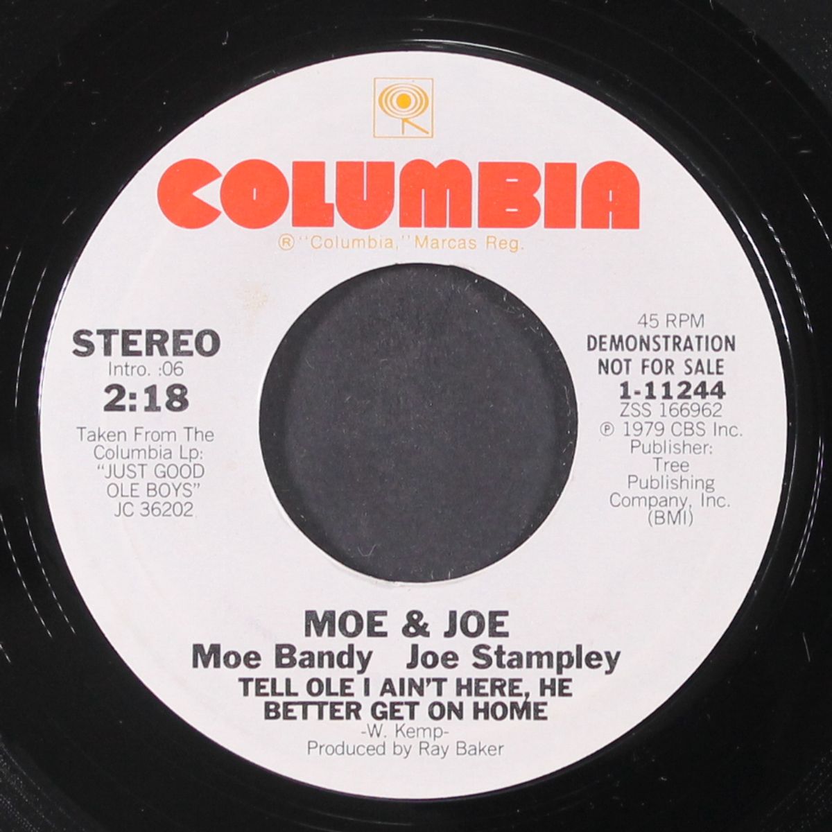 tell ole i ain't here, he better get on home / same by MOE BANDY & JOE STAMPLEY
