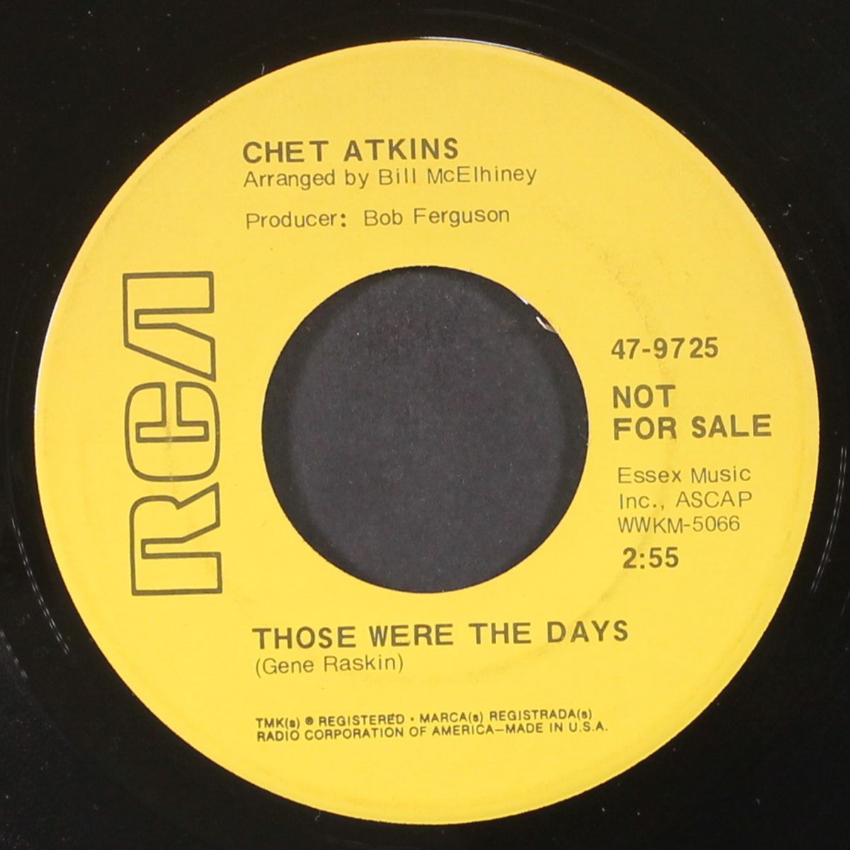 theme from zorba the greek / those were the days by CHET ATKINS
