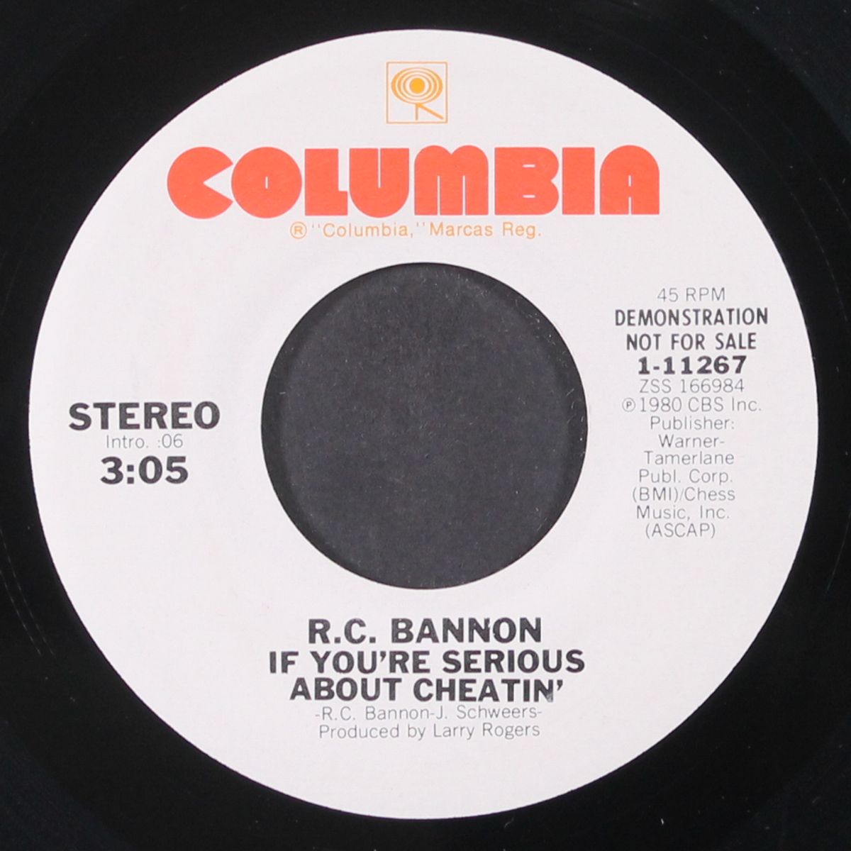 if you're serious about cheatin' / same by R.C. BANNON