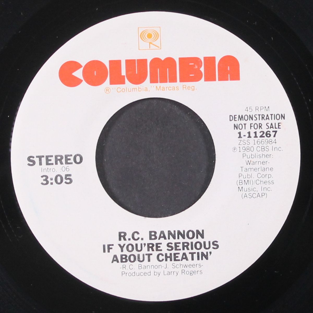 if you're serious about cheatin' / same by R.C. BANNON
