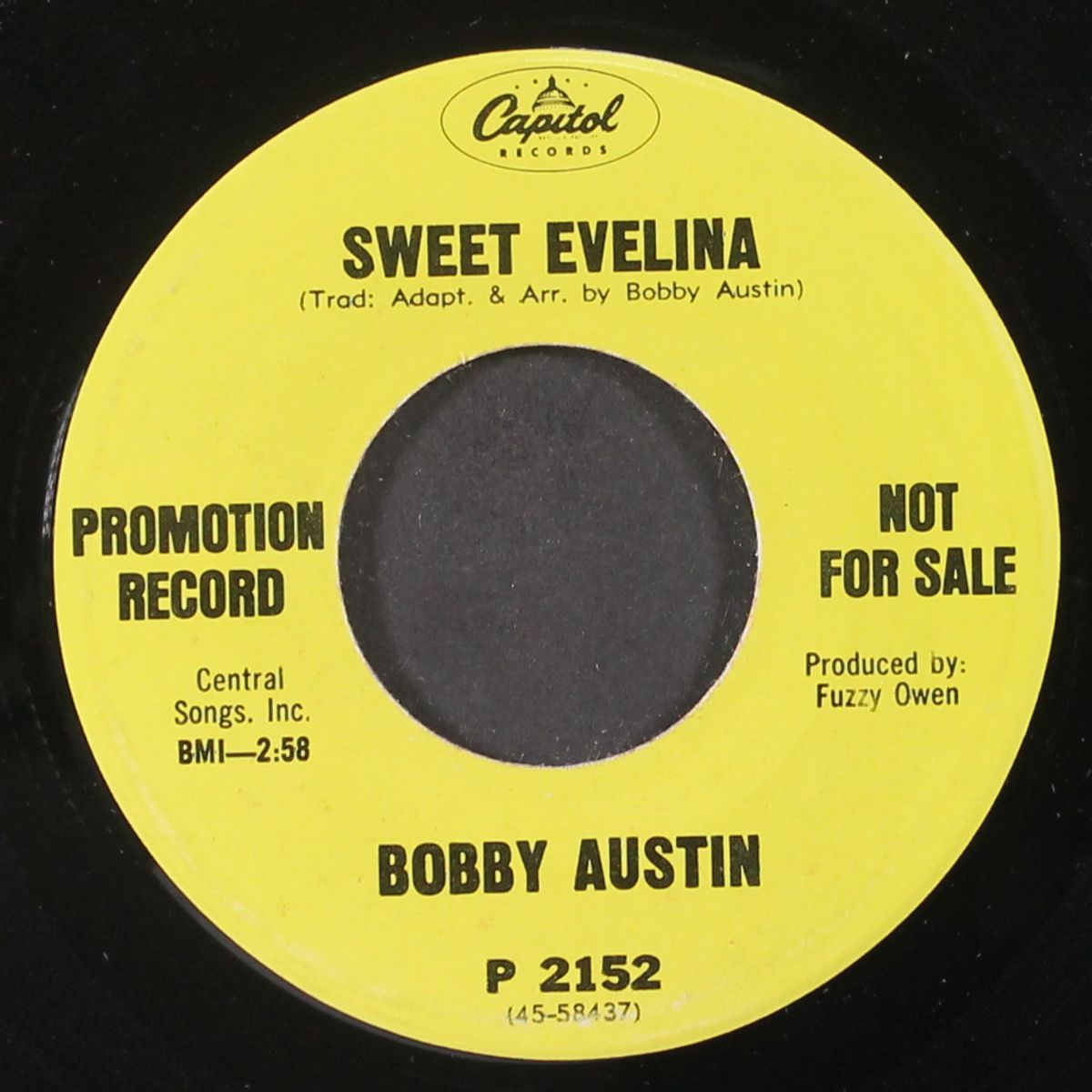 sweet evelina / is this the beginning of the end by BOBBY AUSTIN