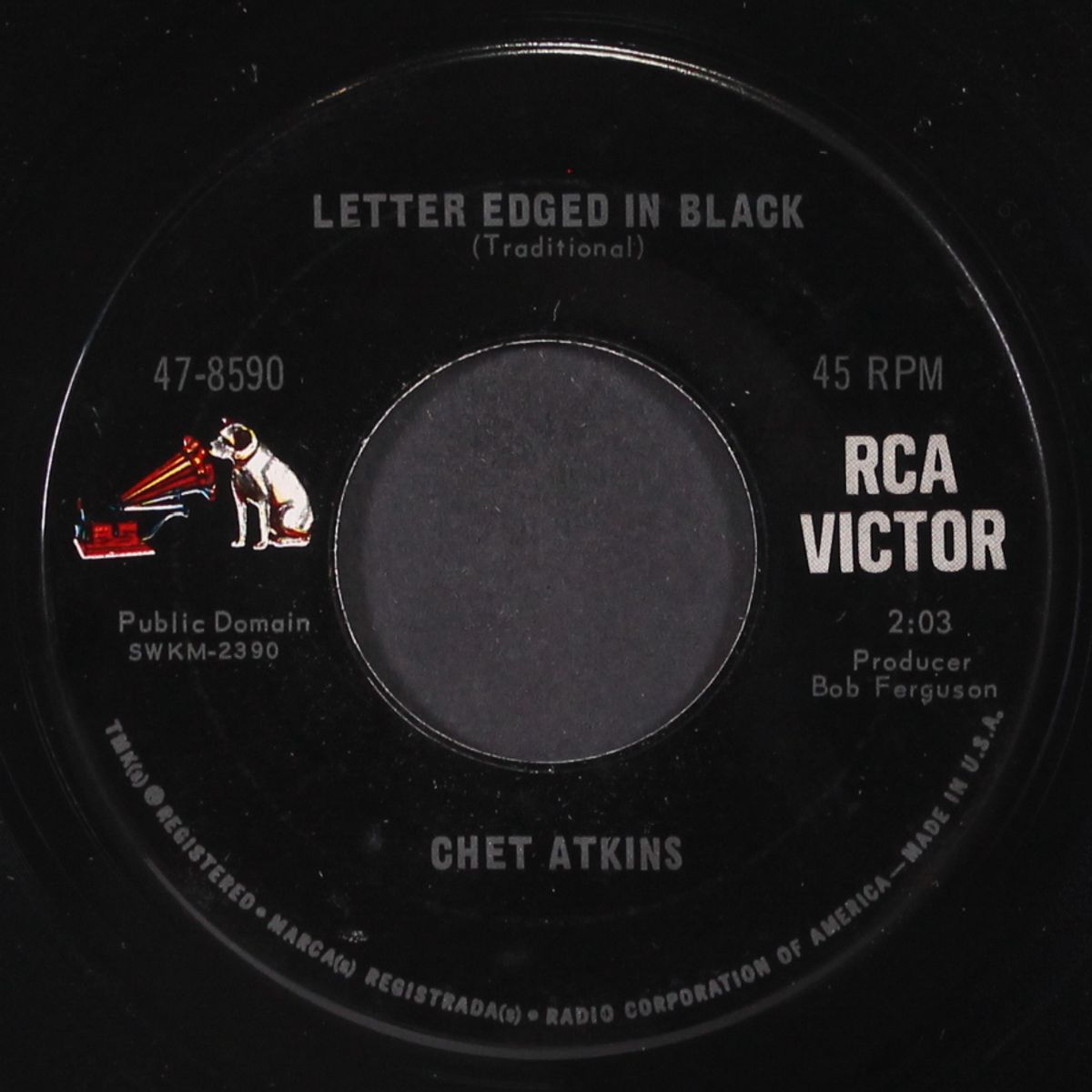 yakety axe / letter edged in black by CHET ATKINS
