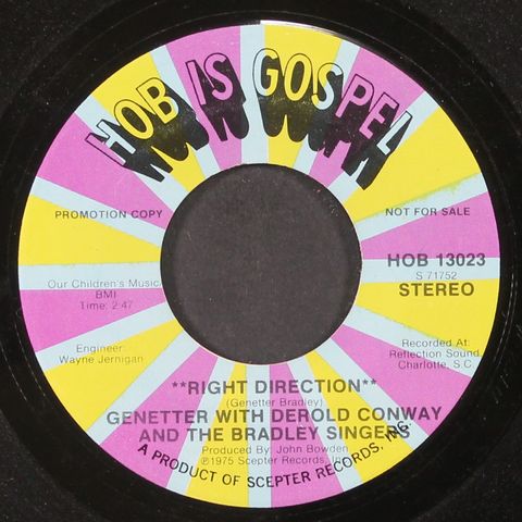 GENETTER W/ DEROLD CONWAY & BRADLEY SING