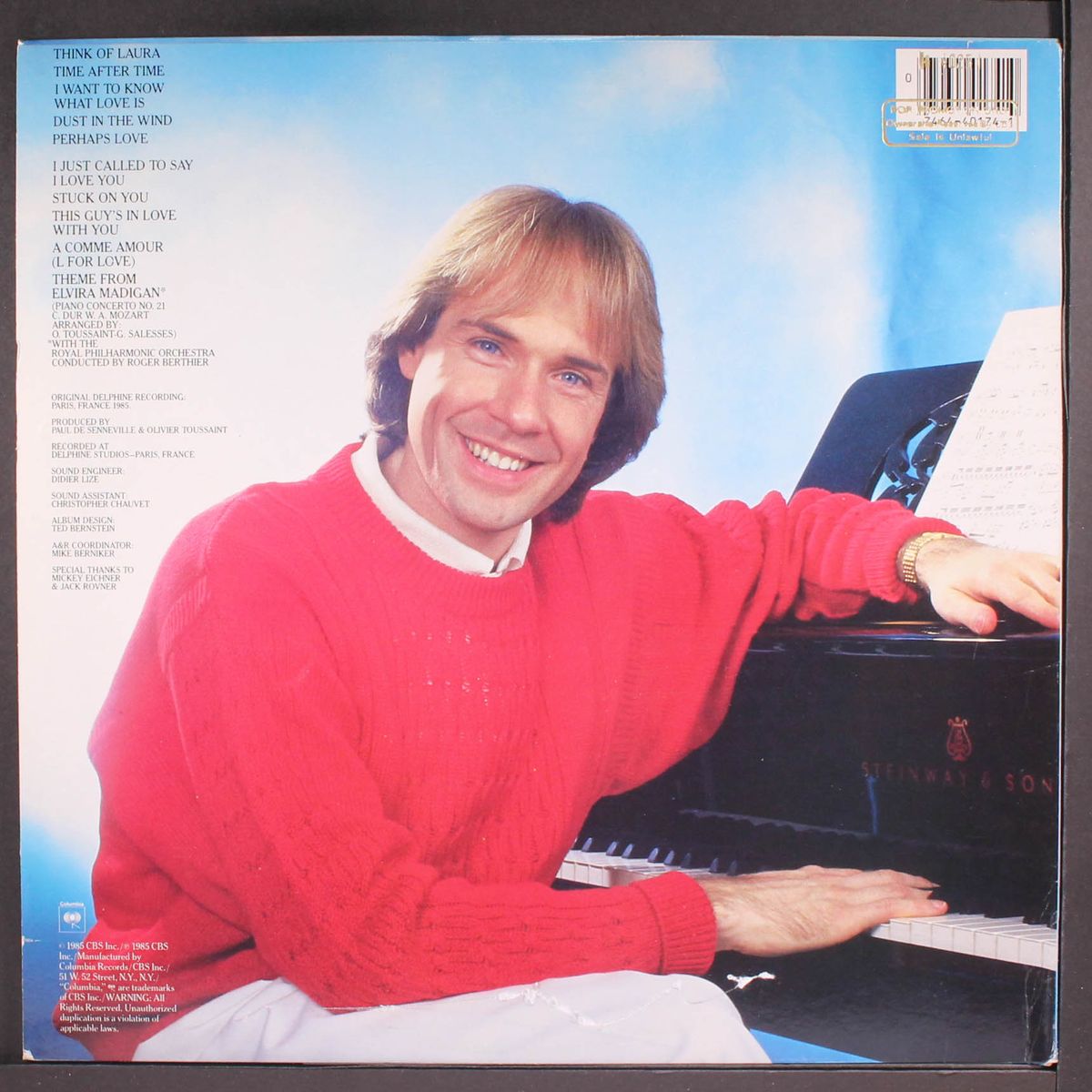 from paris with love by RICHARD CLAYDERMAN