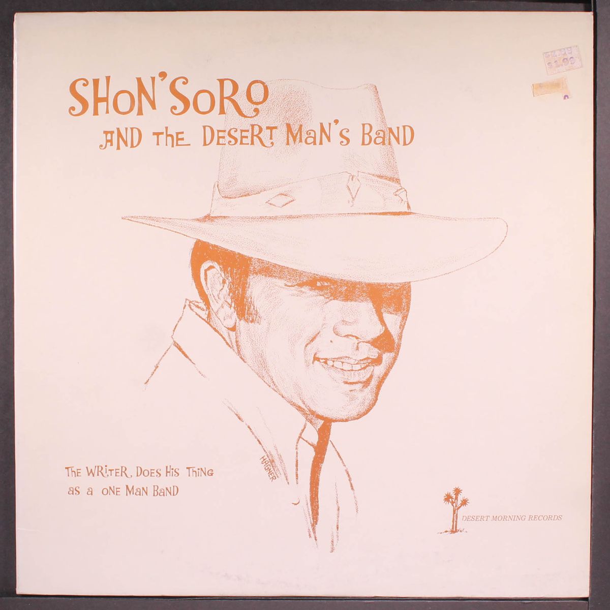 the writer does his thing as a one man band by SHON'SORO & DESERT MAN'S BAND