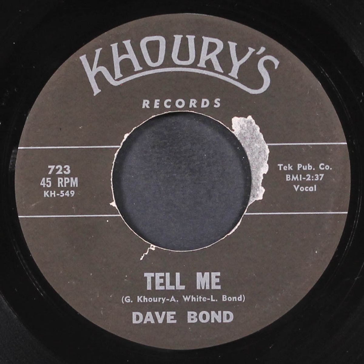 rocking good feeling / tell me by DAVE BOND