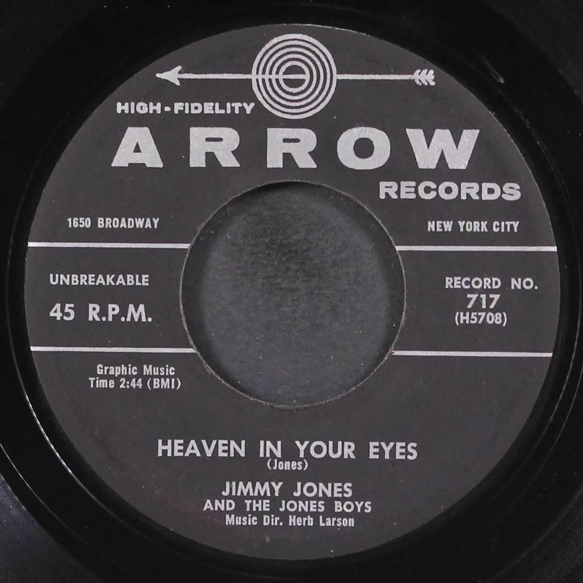 heaven in your eyes / the whistlin' man by JIMMY JONES