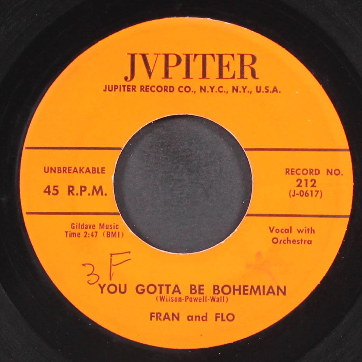 you walked out the door / you gotta be bohemian by FRAN & FLO