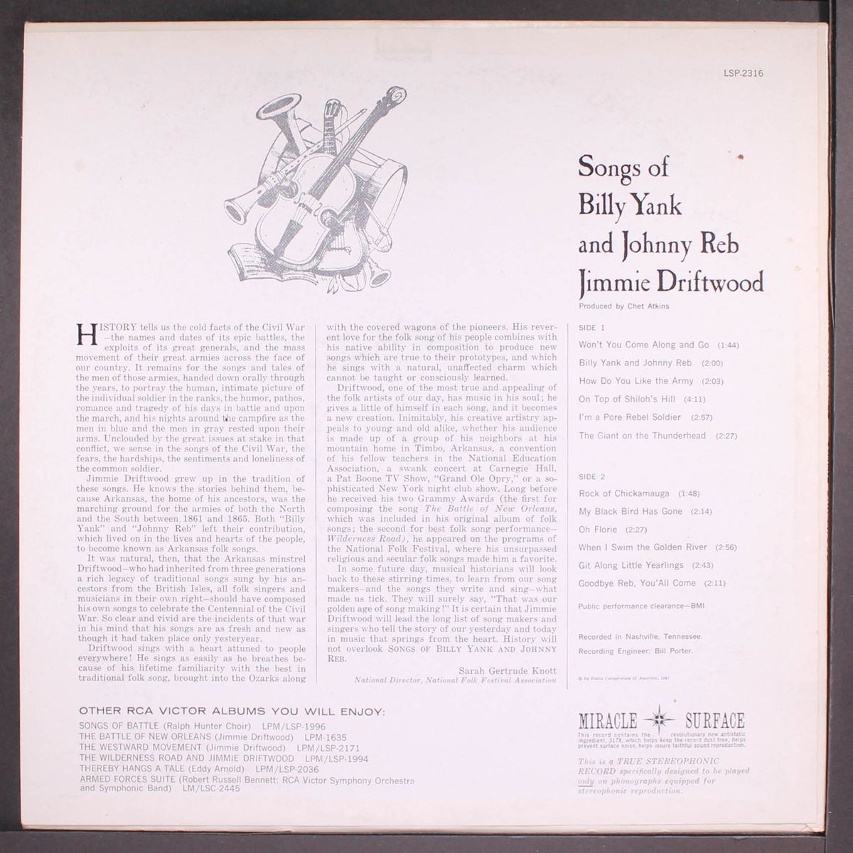 songs of billy yank and johnny reb by JIMMY DRIFTWOOD