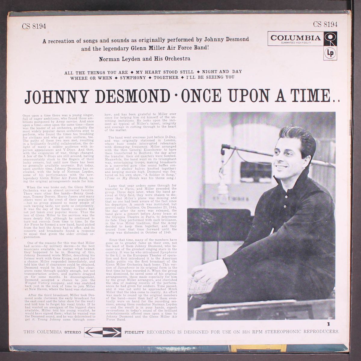 once upon a time by JOHNNY DESMOND