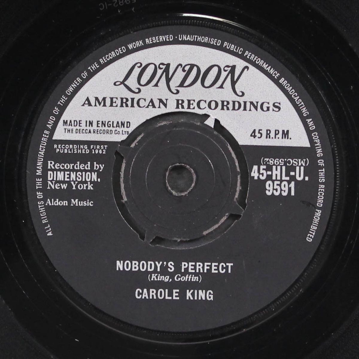 it might as well rain until september / nobody's perfect by CAROLE KING