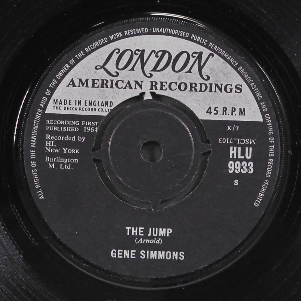 the dodo / the jump by JUMPIN' GENE SIMMONS