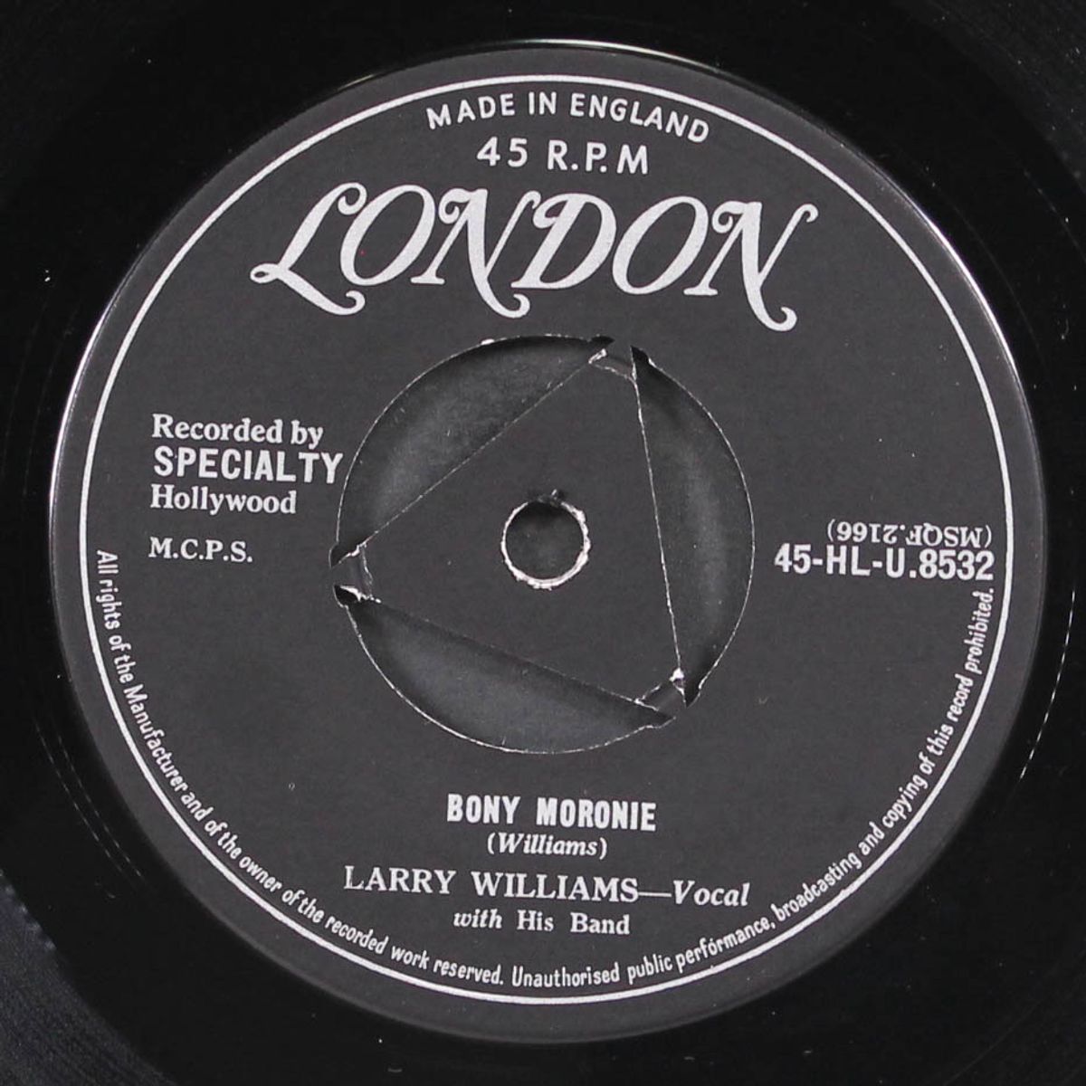 bony moronie / you bug me, baby by LARRY WILLIAMS