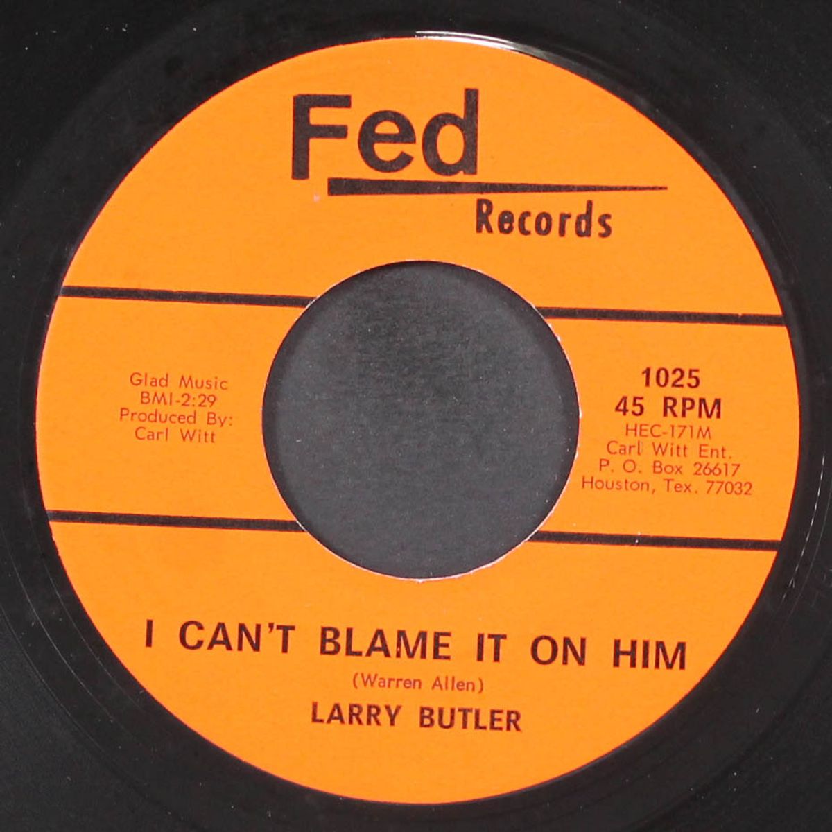 johnny' shoes / i can't blame it on him by LARRY BUTLER