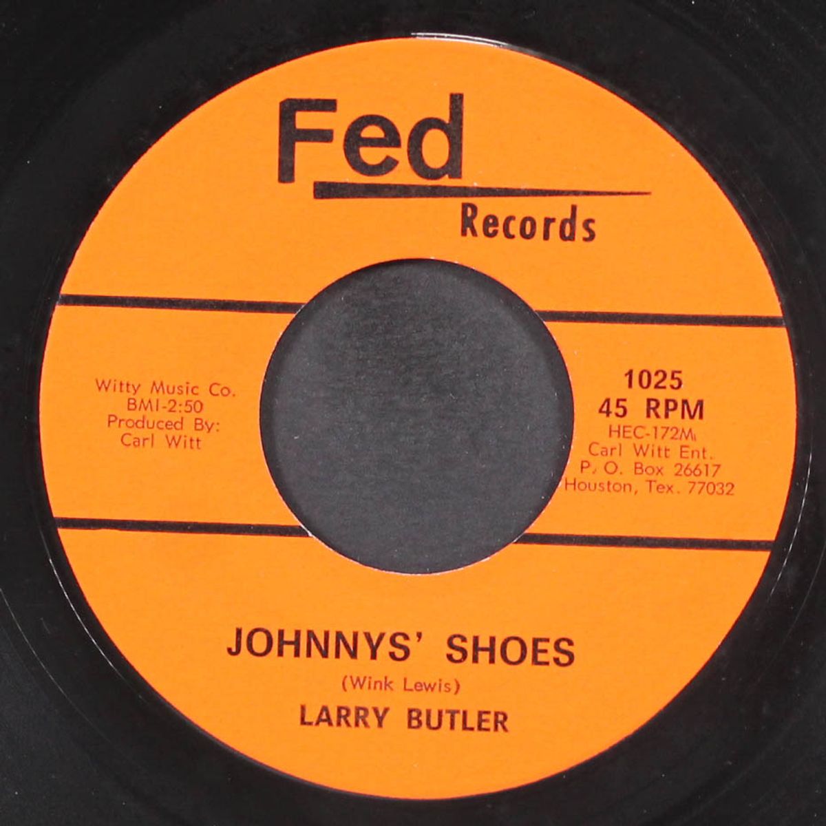 johnny' shoes / i can't blame it on him by LARRY BUTLER