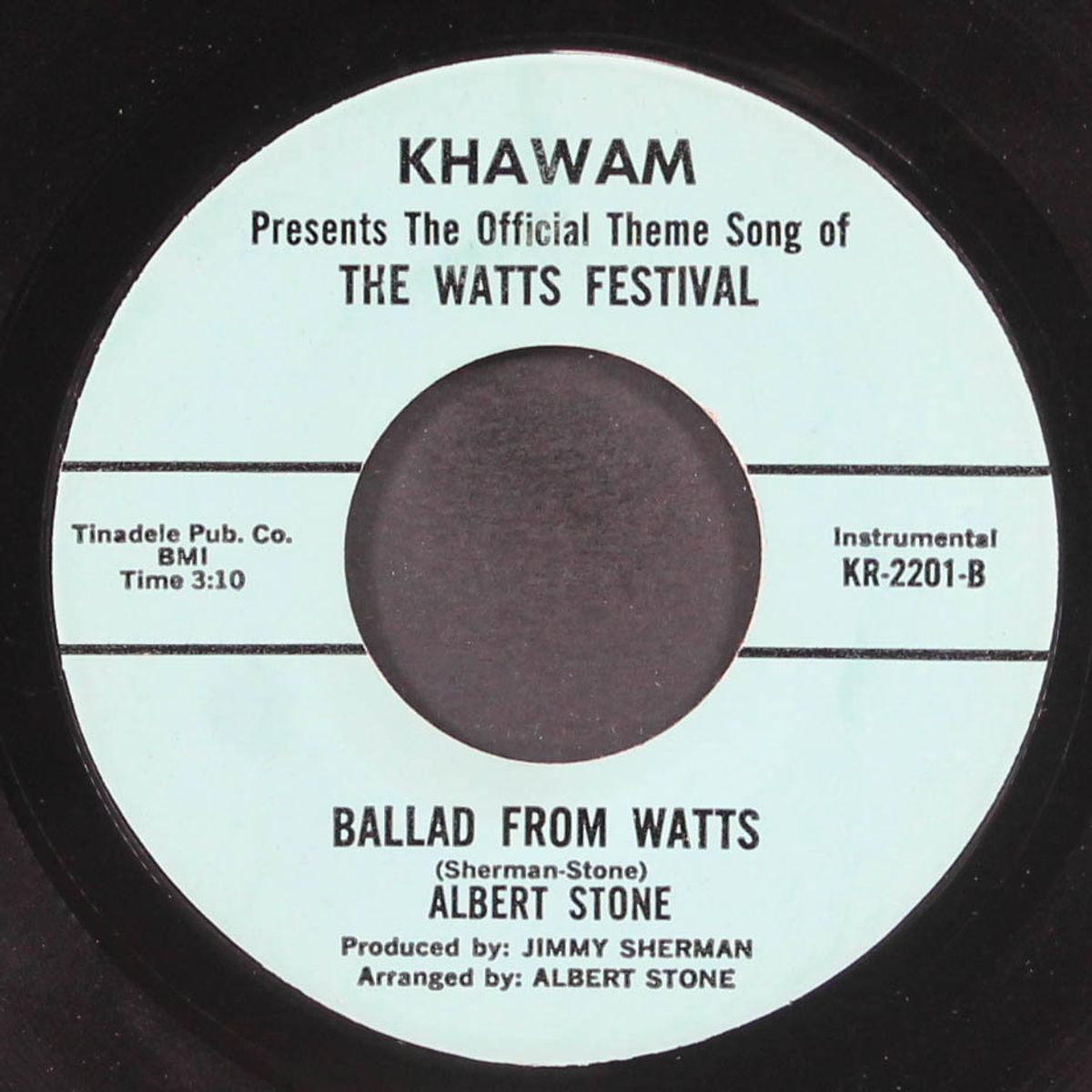 ballad from watts / instrumental by ALBERT STONE