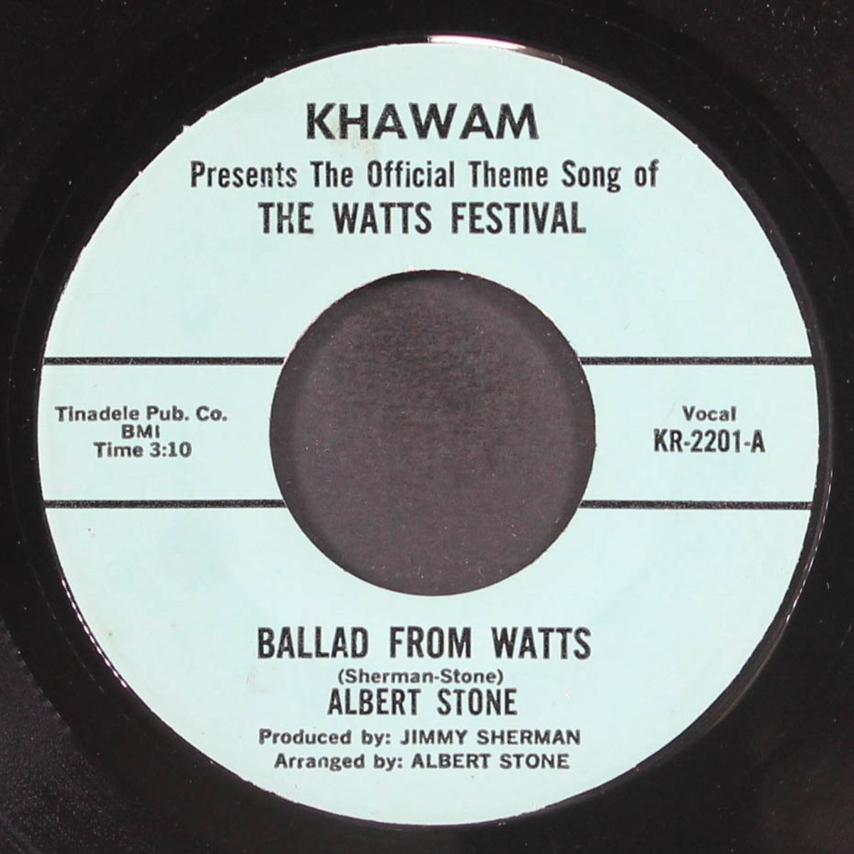 ballad from watts / instrumental by ALBERT STONE