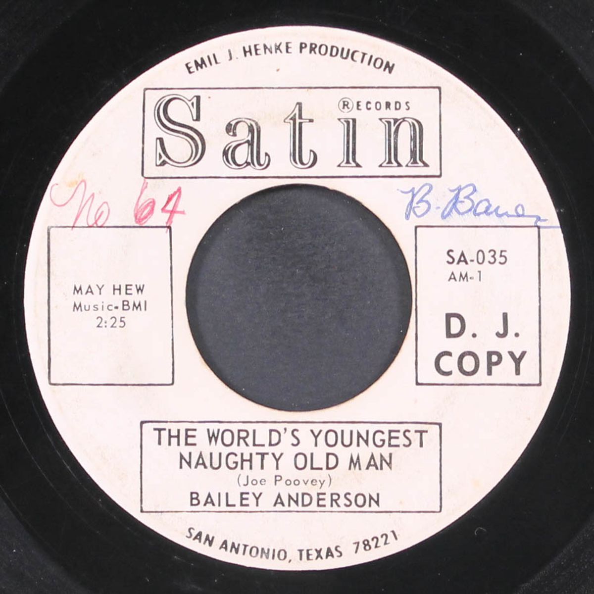 the world's strongest naughty old man / there goes my everything by BAILEY ANDERSON