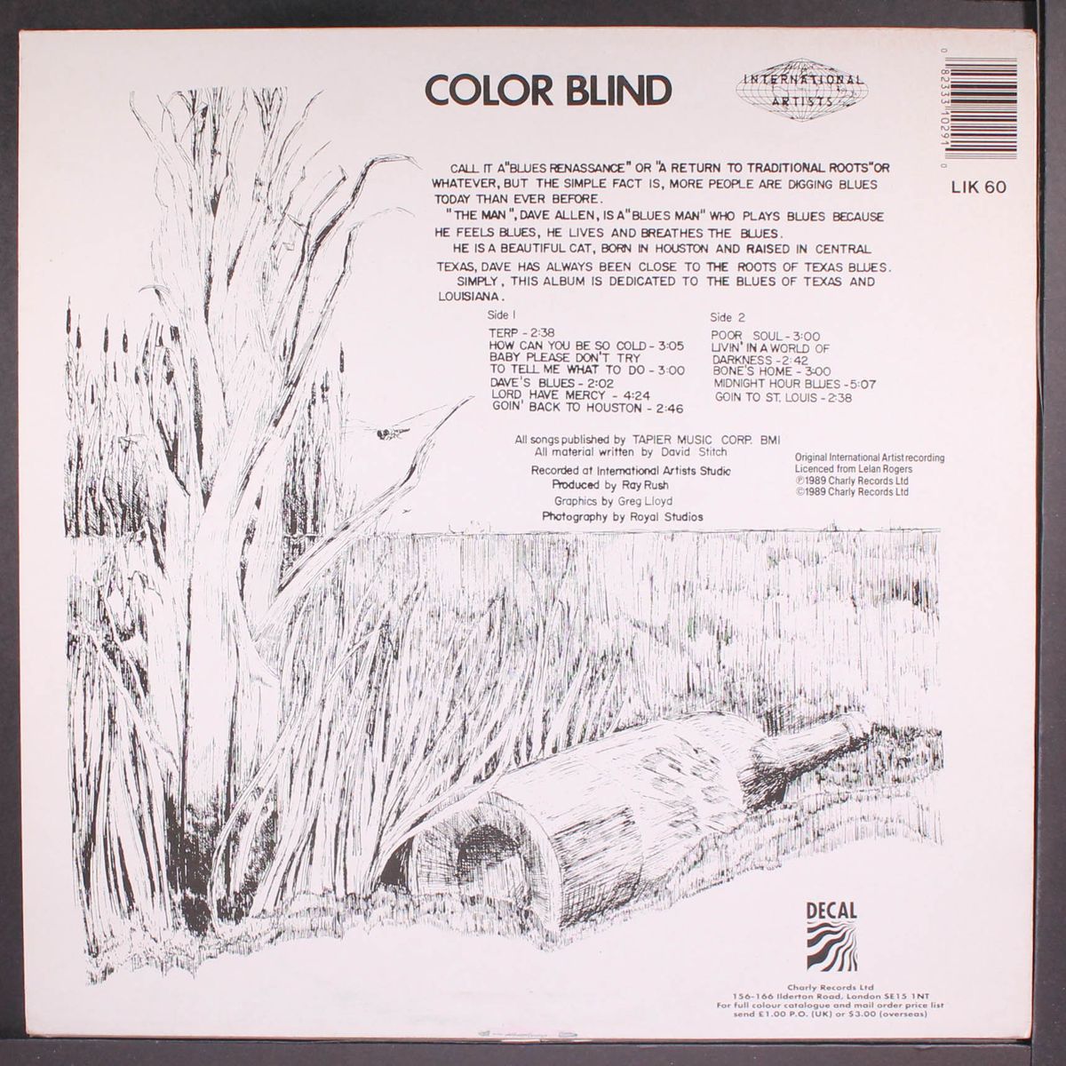 color blind by DAVE 'THE MAN' ALLEN