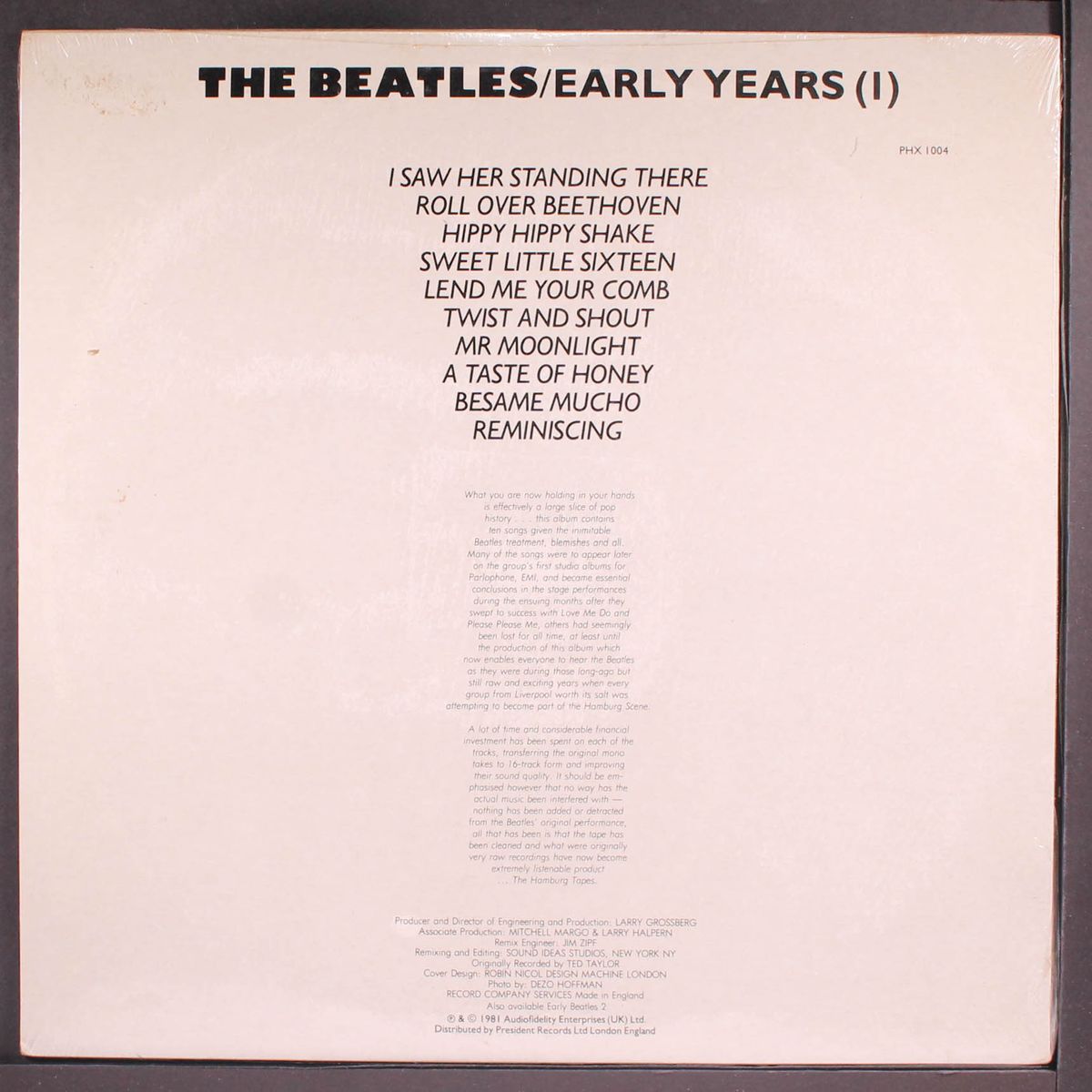 early years 1 by BEATLES