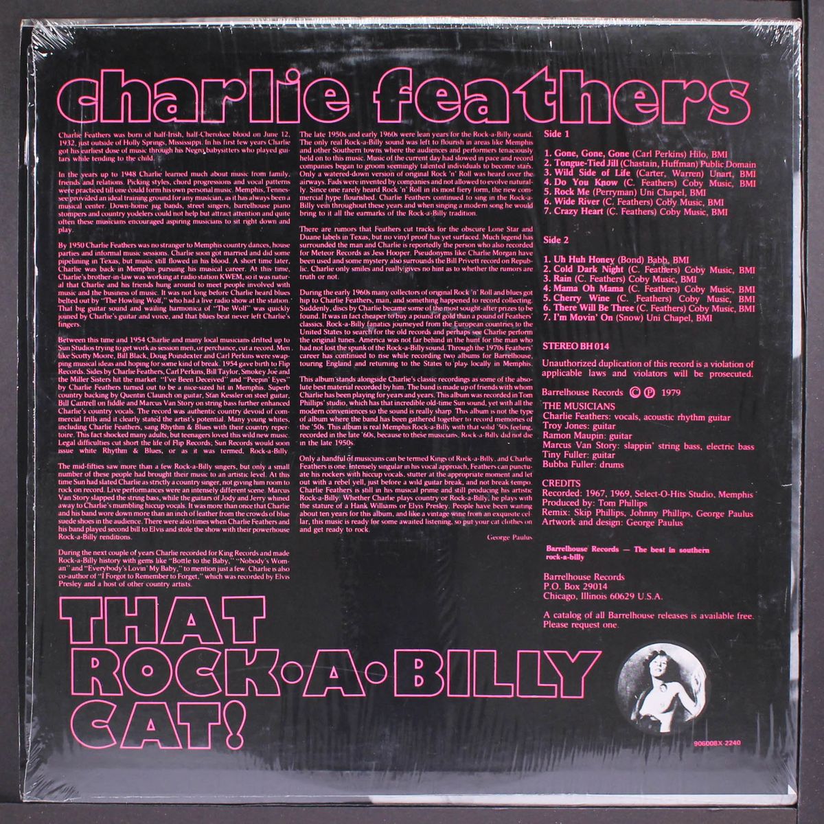 that rockabilly cat! by CHARLIE FEATHERS
