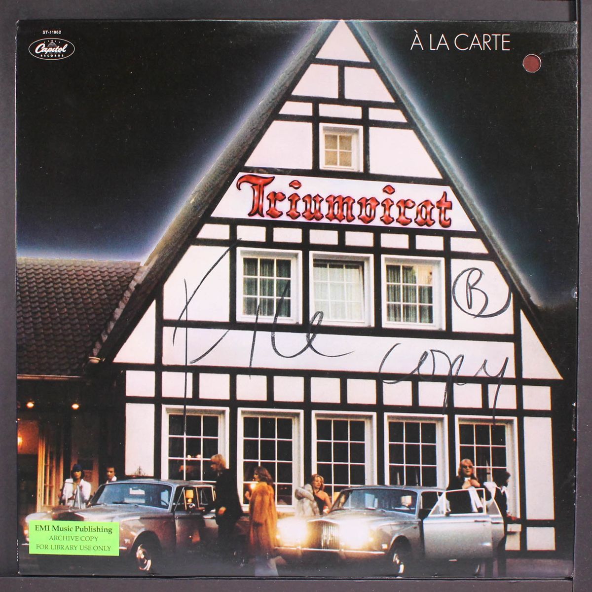 a la carte by TRIUMVIRAT