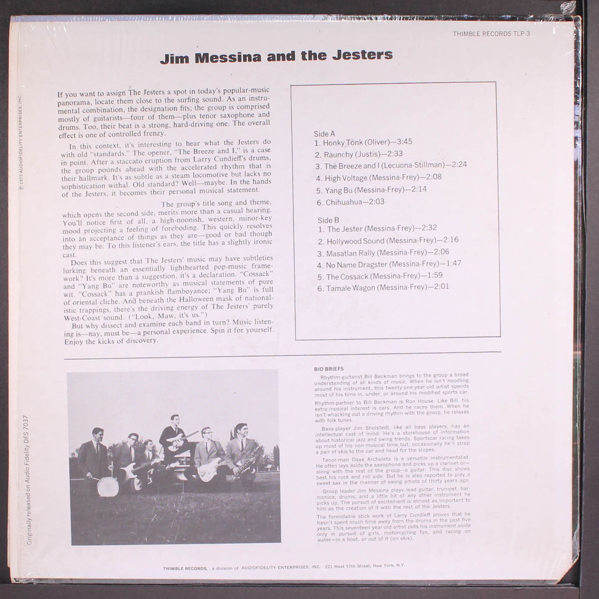 jim messina & jesters by JIM MESSINA & JESTERS
