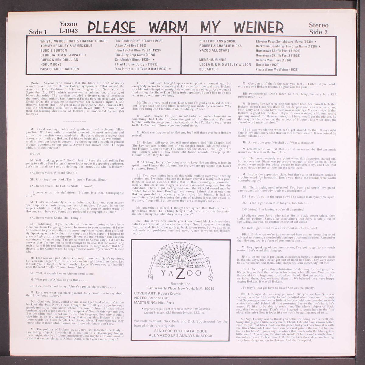 please warm my weiner by VARIOUS