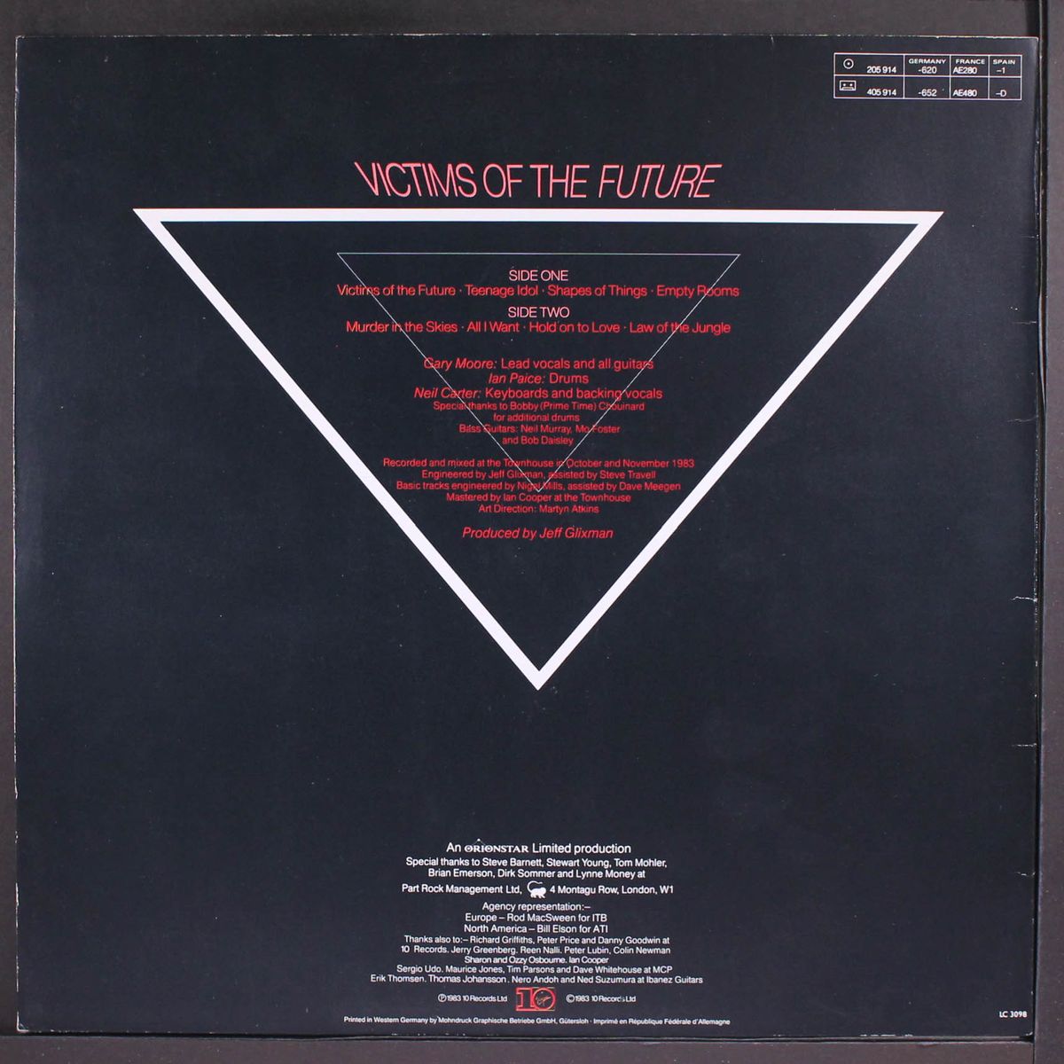 victims of the future by GARY MOORE