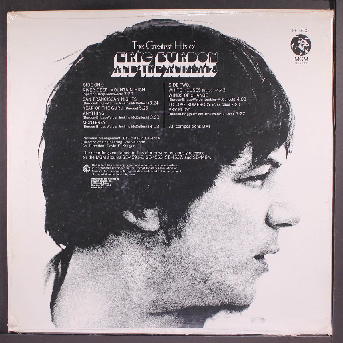 the greatest hits of eric burdon & animals by ERIC BURDON & ANIMALS