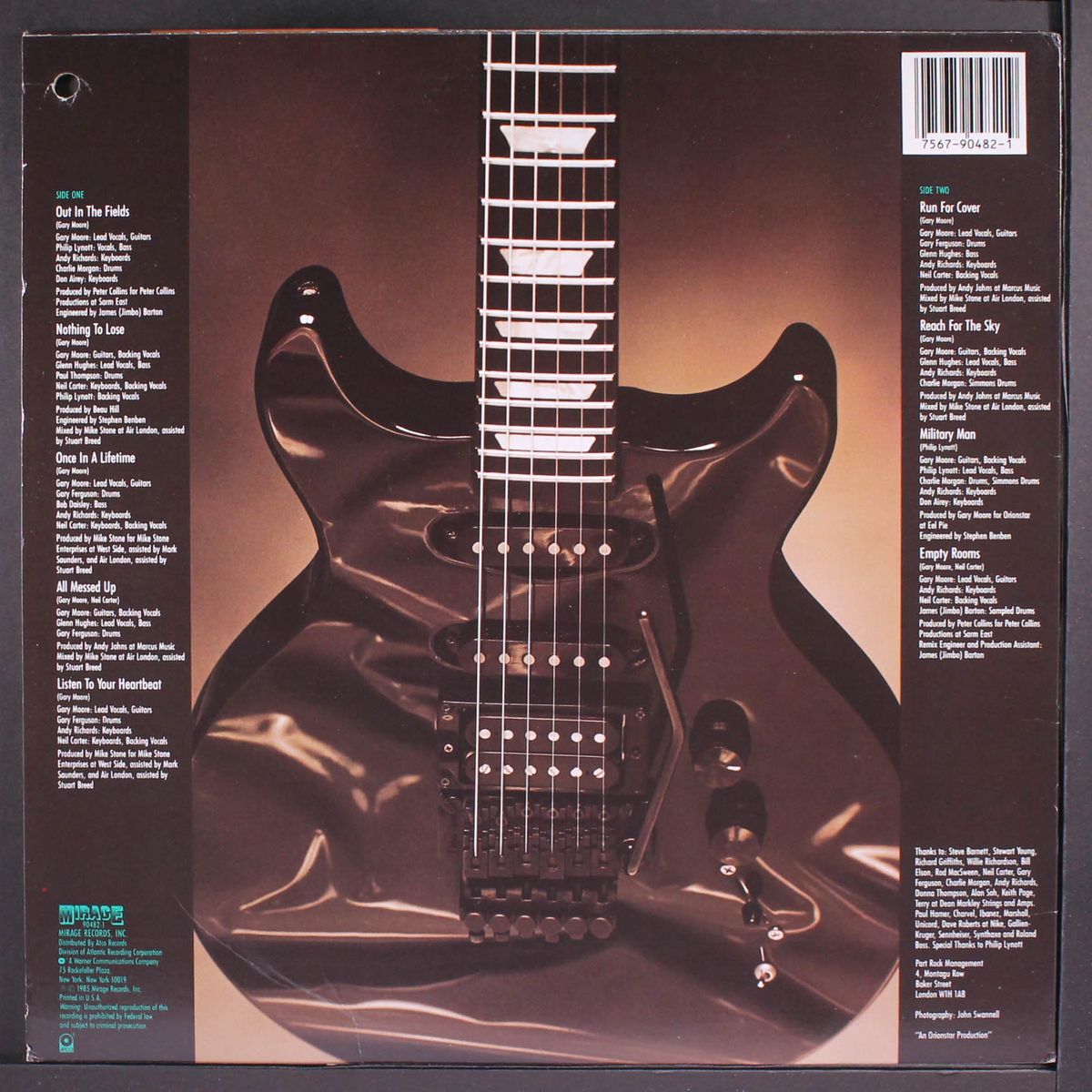 run for cover by GARY MOORE