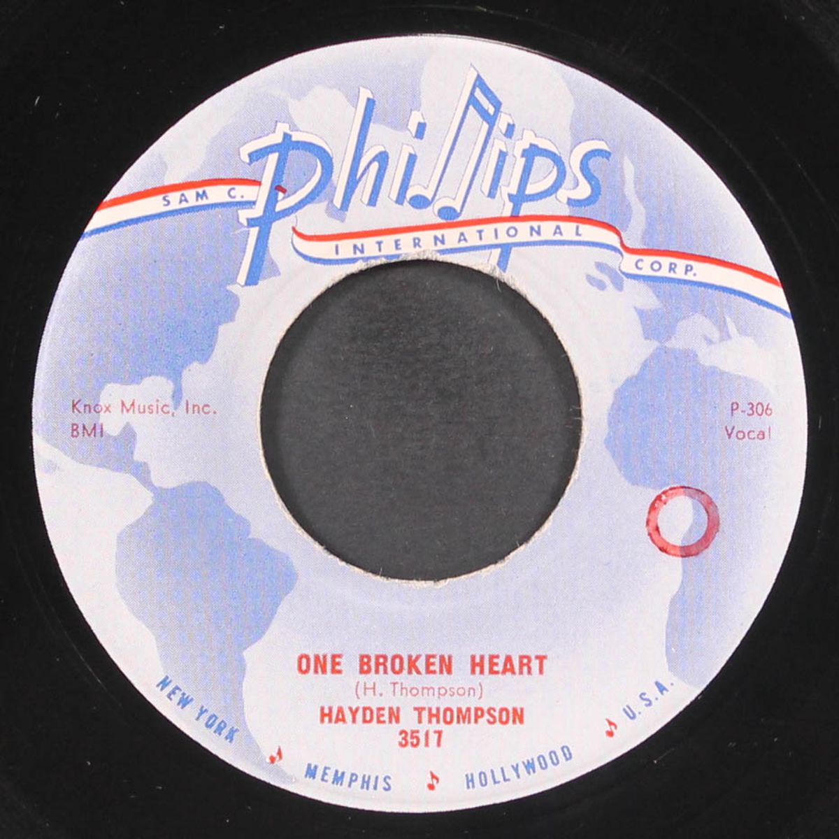 love my baby / one broken heart by HAYDEN THOMPSON