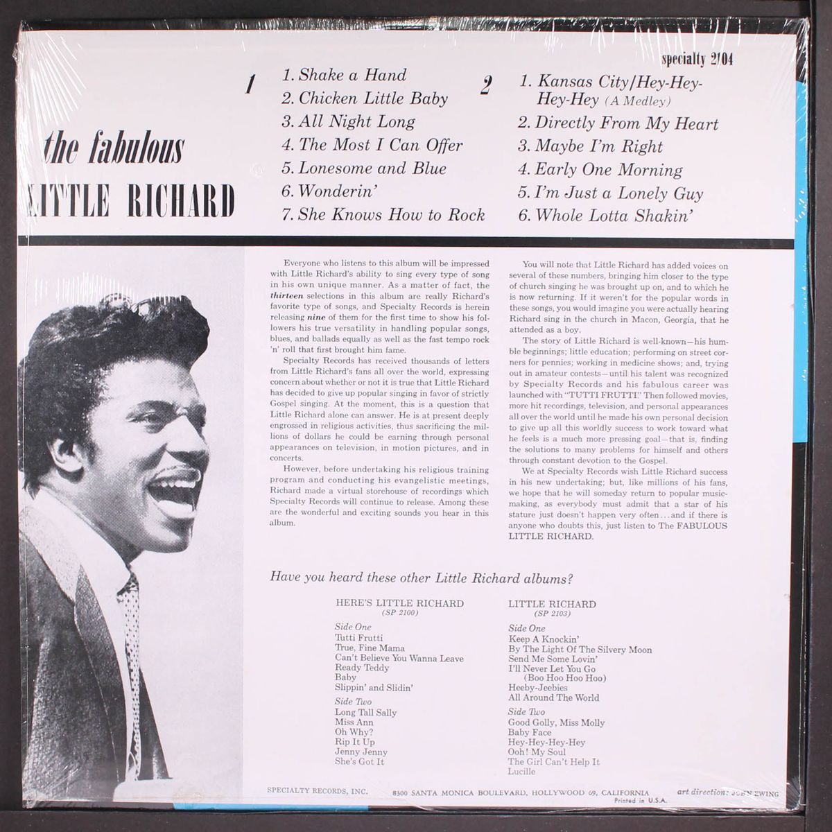 the fabulous little richard by LITTLE RICHARD