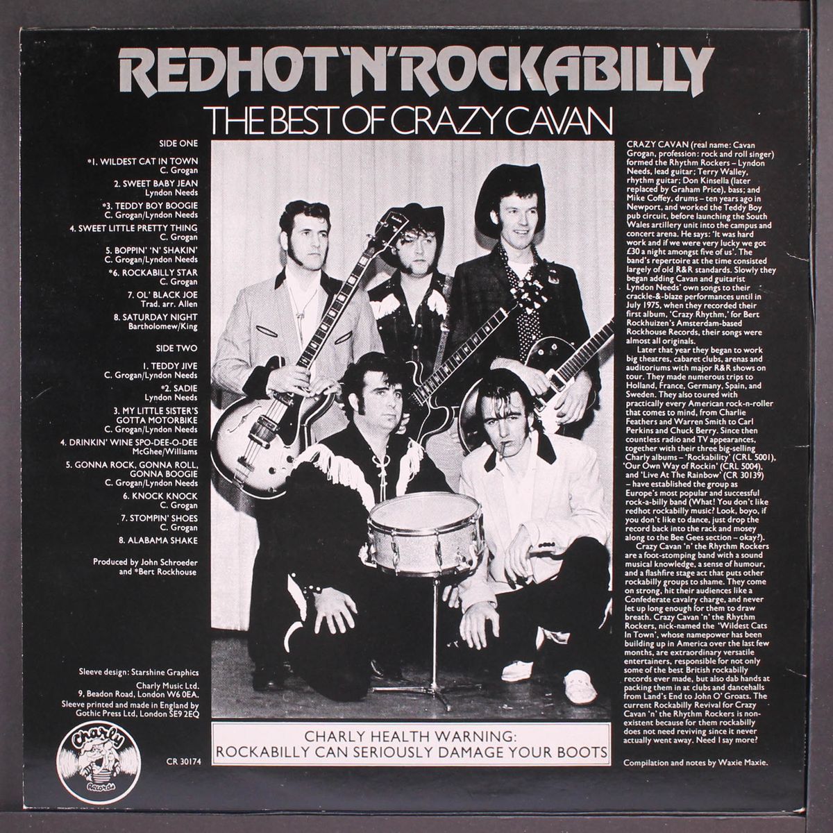 red hot rockabilly by CRAZY CAVAN & RHYTHM ROCKERS