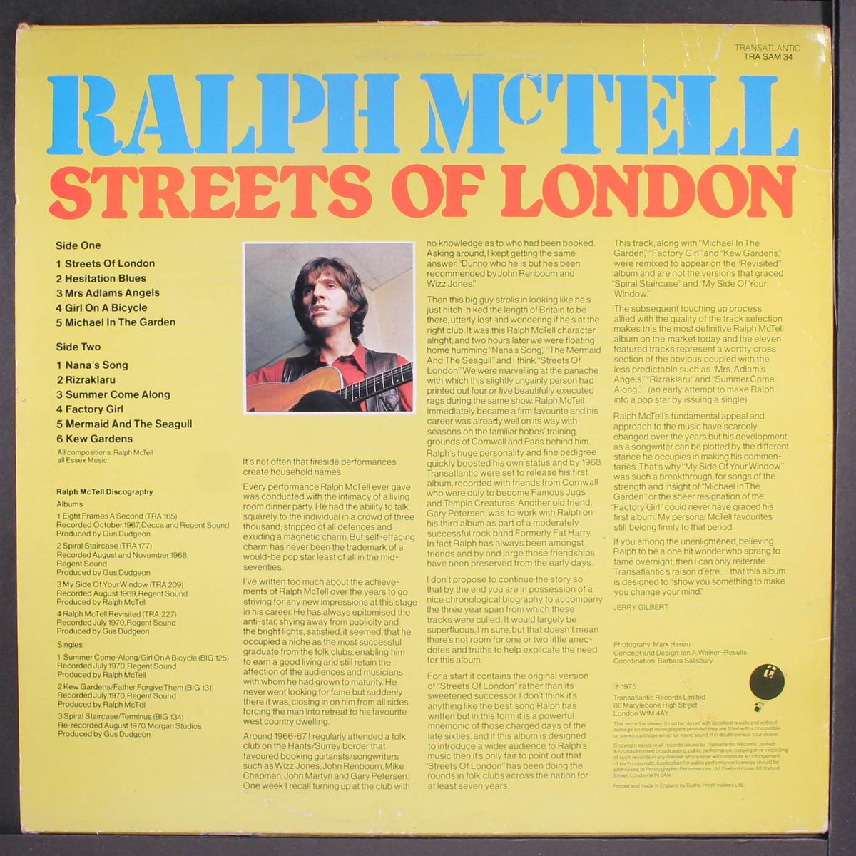 streets of london by RALPH MCTELL