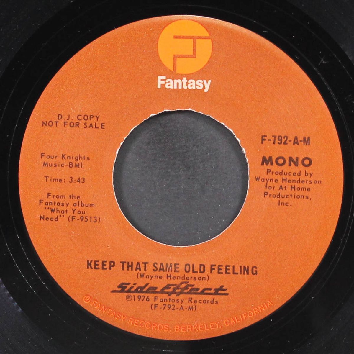 keep that same old feeling / mono by SIDE EFFECT