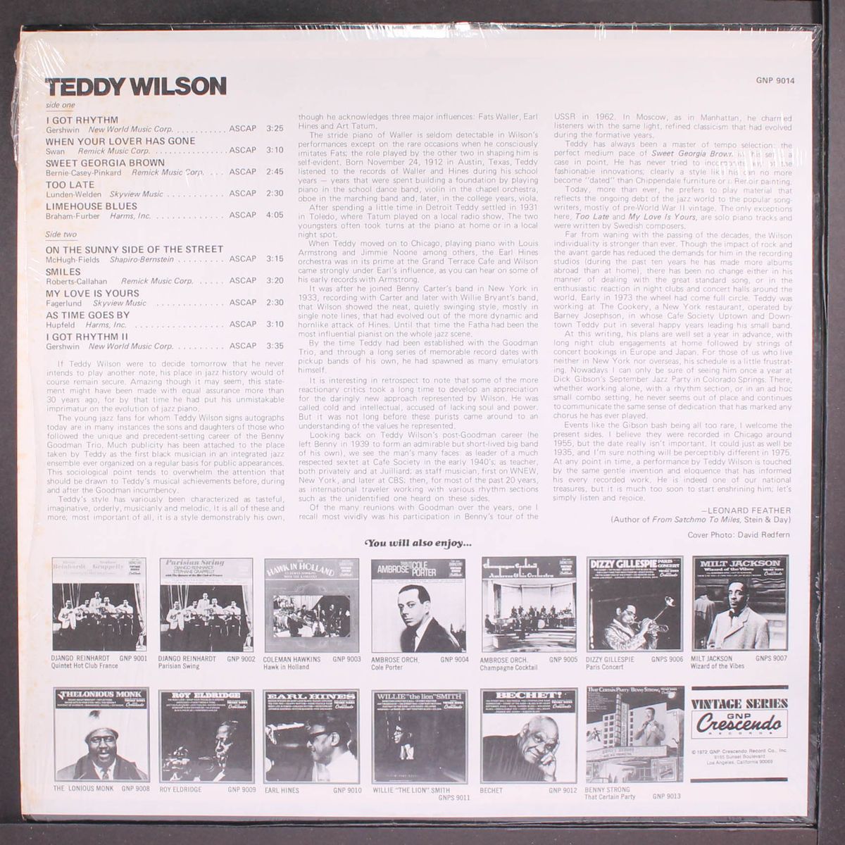 teddy wilson by TEDDY WILSON