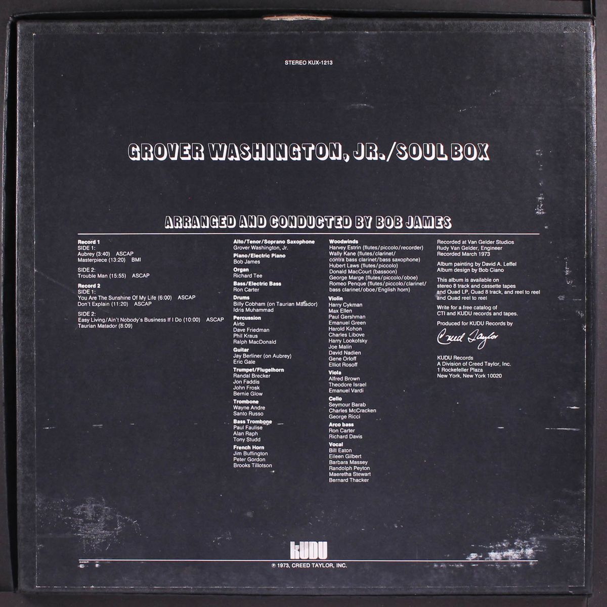 soul box by GROVER WASHINGTON, JR.