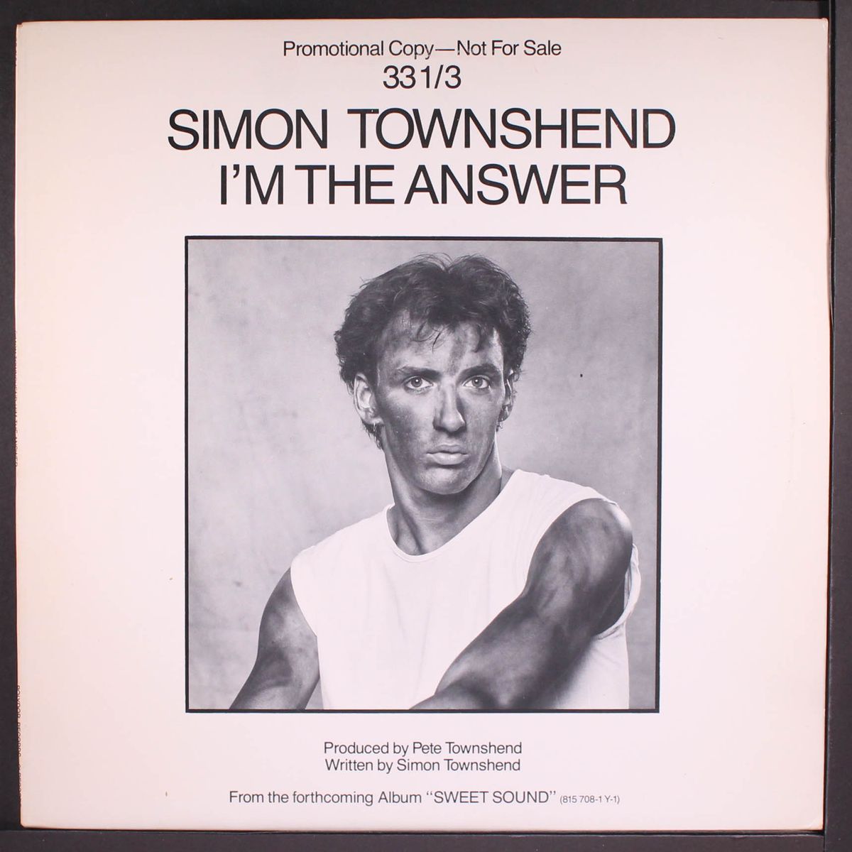 i'm the answer / short by SIMON TOWNSHEND