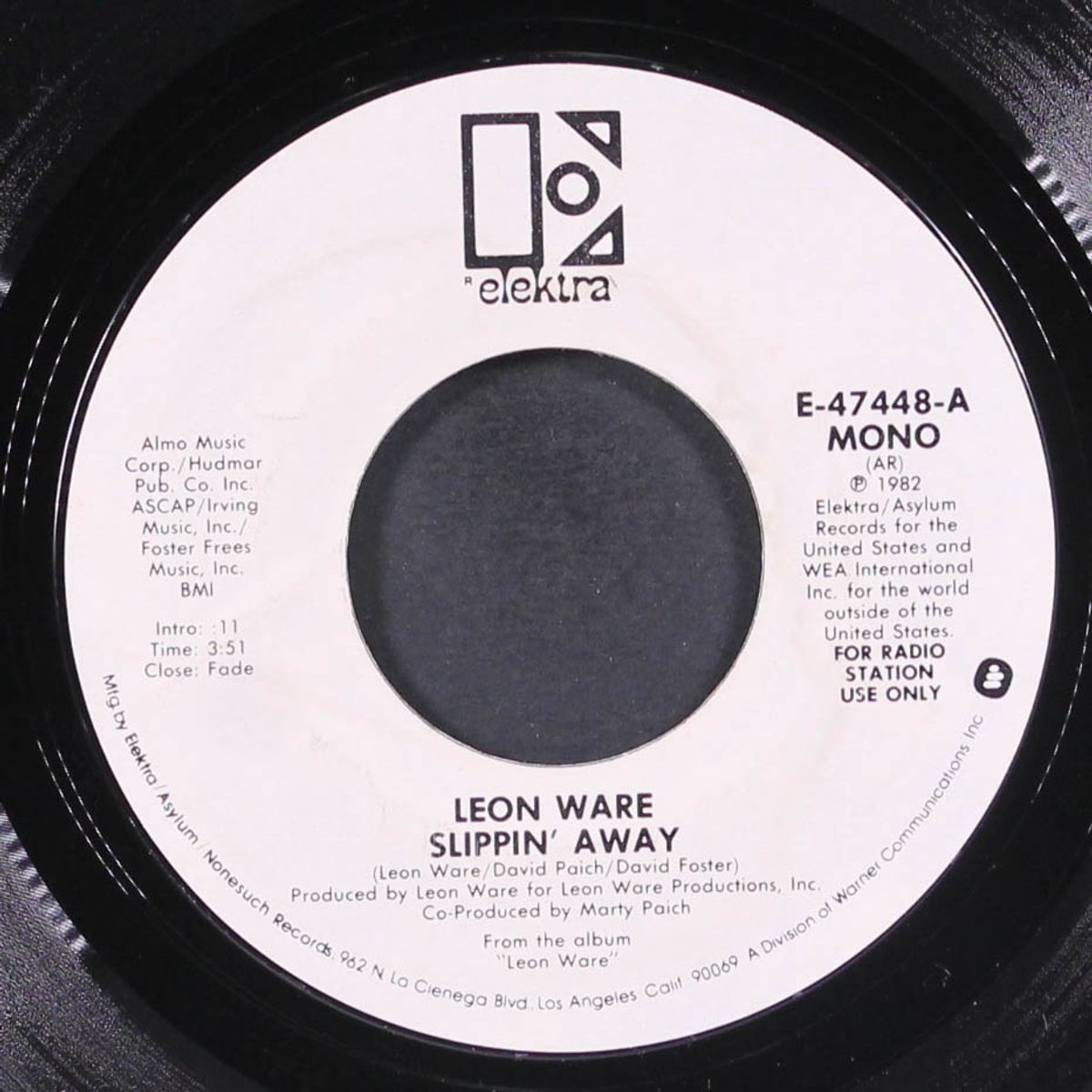 slippin' away / mono by LEON WARE