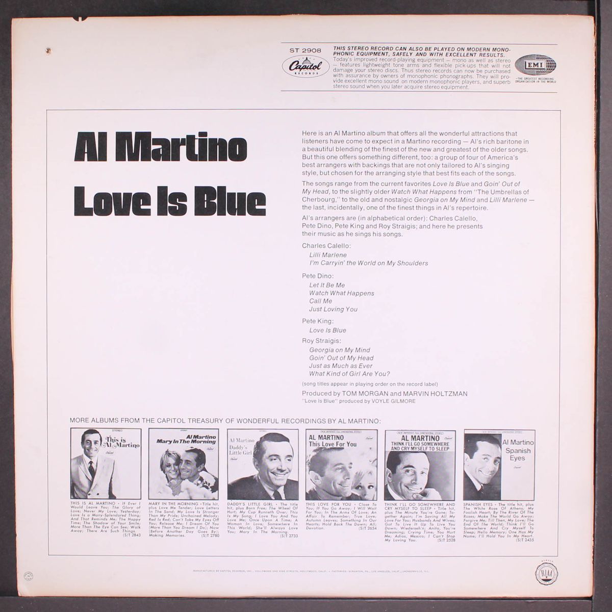 love is blue by AL MARTINO