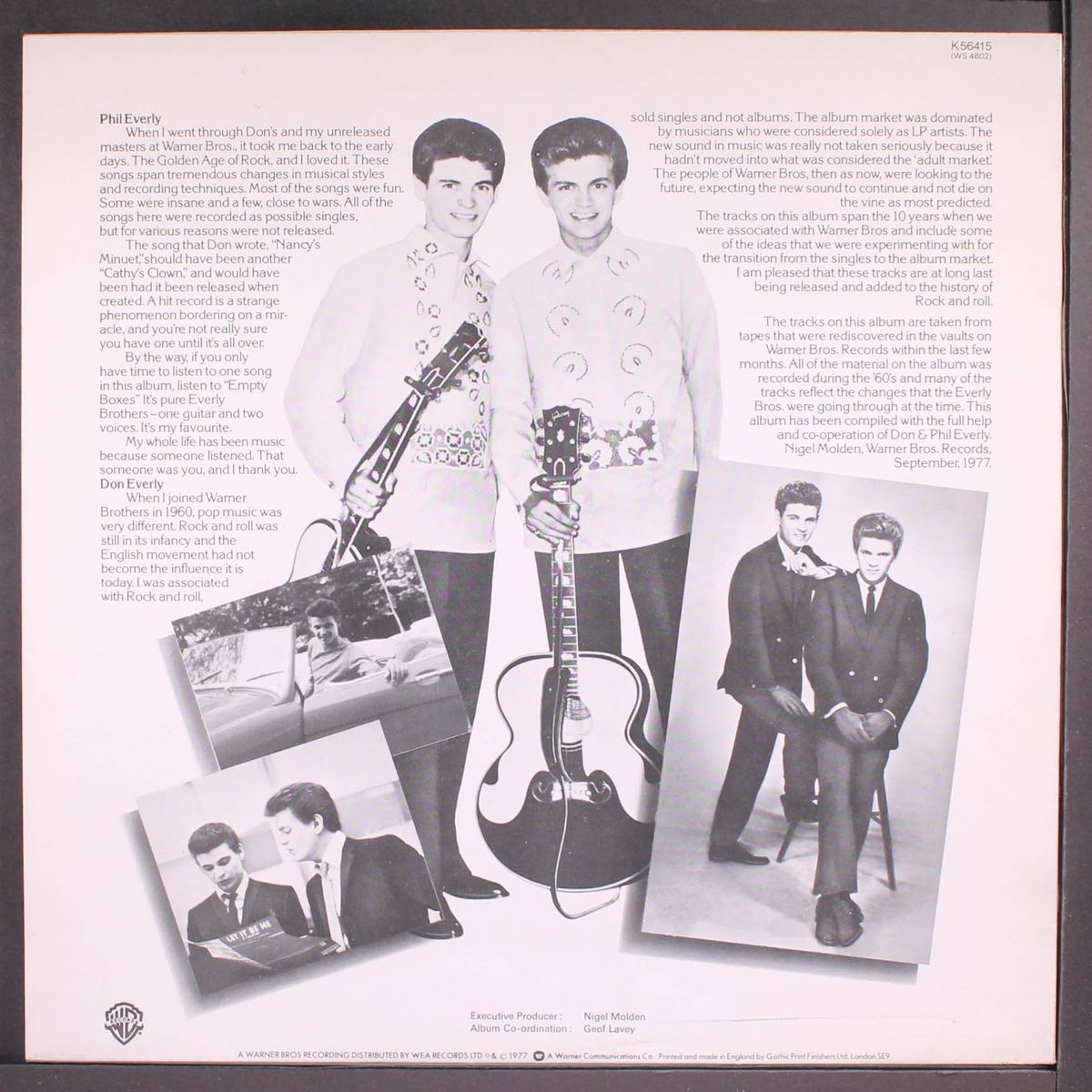 the new album by EVERLY BROTHERS