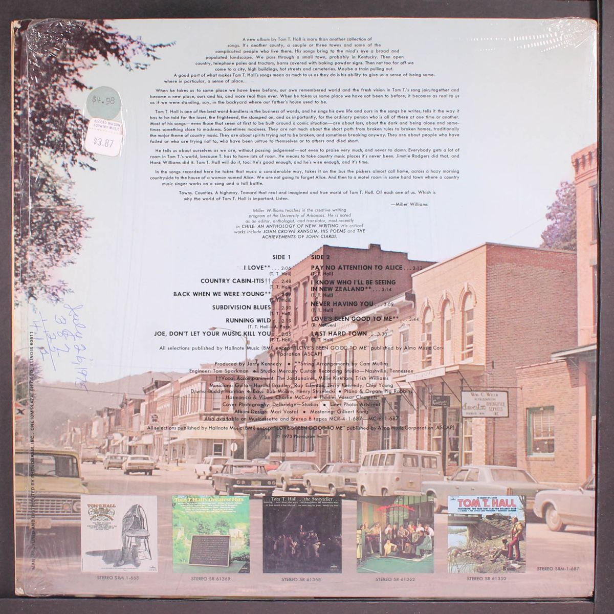for the people in the last hard town by TOM T. HALL