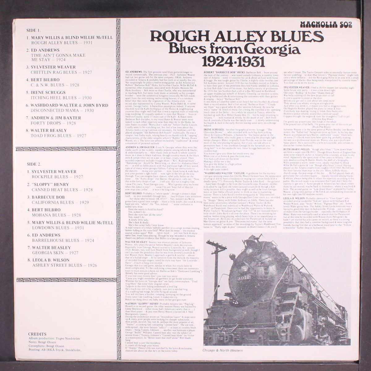 rough alley blues; blues from georgia 1924-1931 by VARIOUS