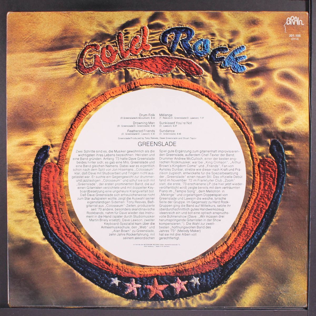 gold rock by GREENSLADE
