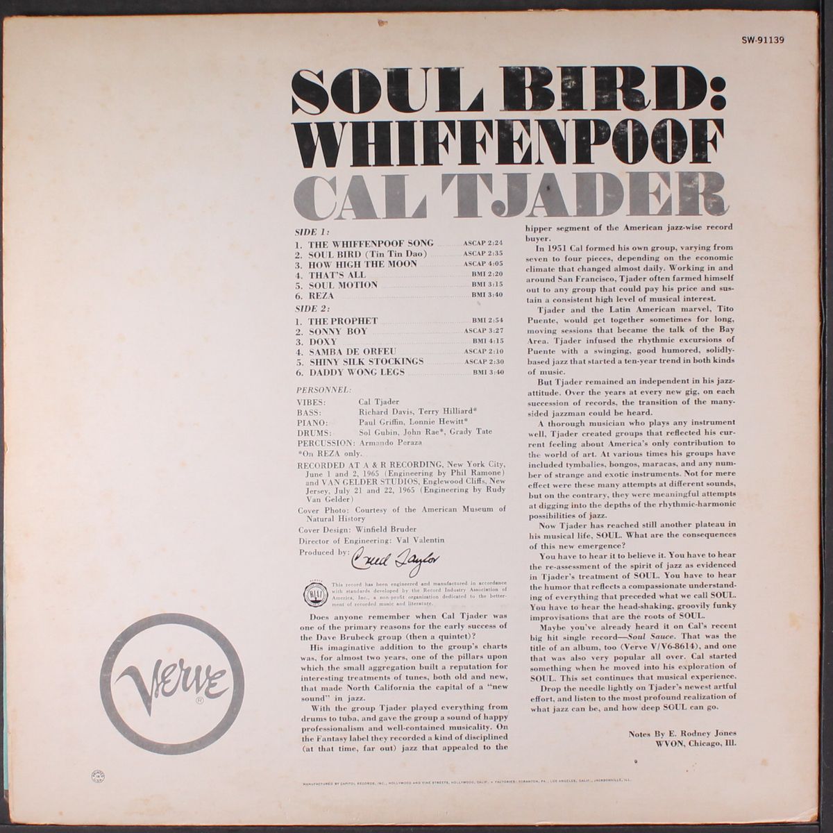 soul bird: whiffenpoof by CAL TJADER