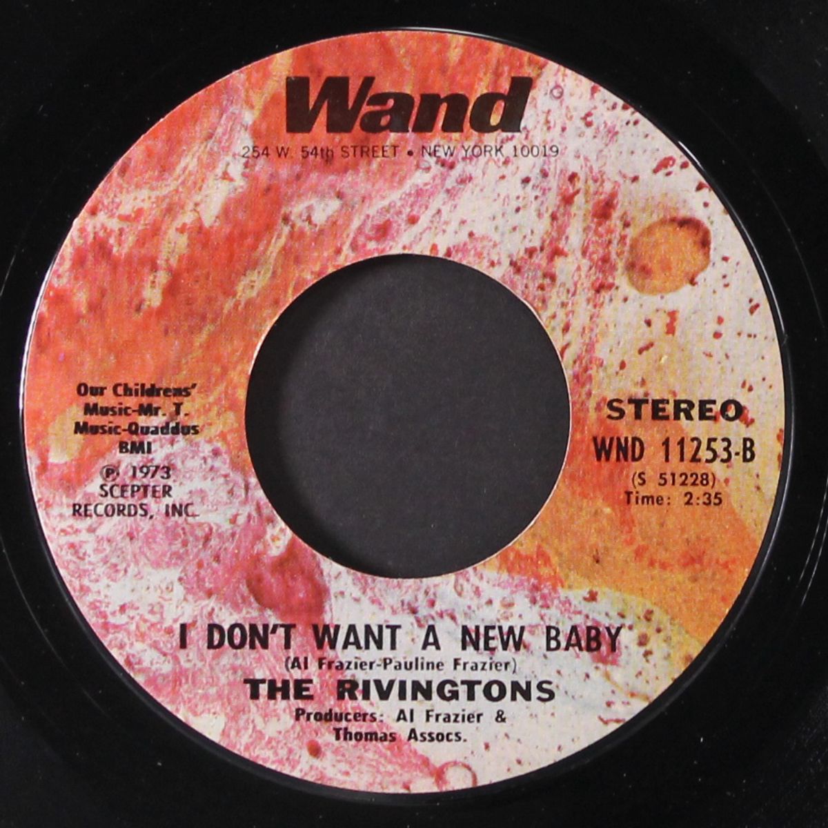 i don't want a new baby / pa pa oom mow-mow (1973 version) by RIVINGTONS
