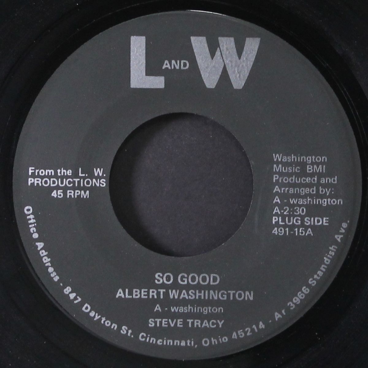 before the sun goes down / so good by ALBERT WASHINGTON