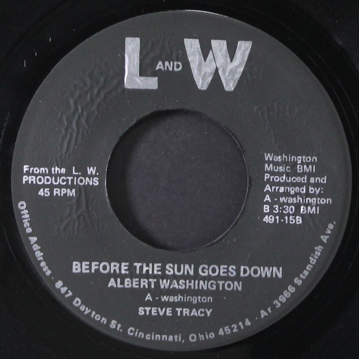 before the sun goes down / so good by ALBERT WASHINGTON