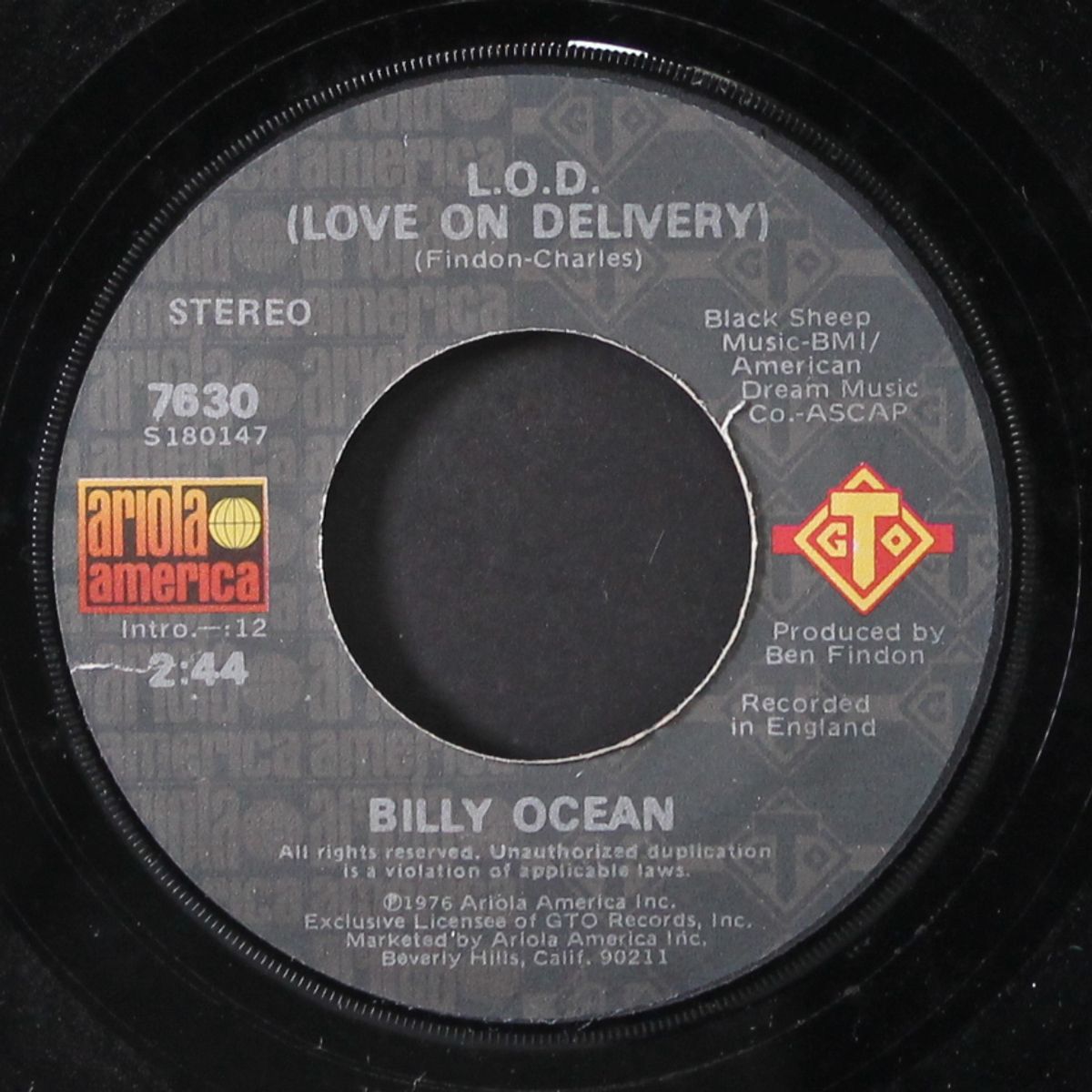 l.o.d. (love on delivery) / mr. business man by BILLY OCEAN